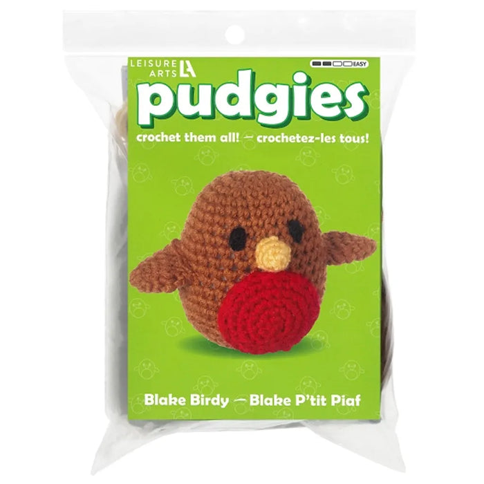 Leisure Arts Crochet Pudgie Kit Birdy