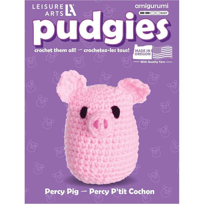 Leisure Arts Crochet Pudgie Kit Piggy