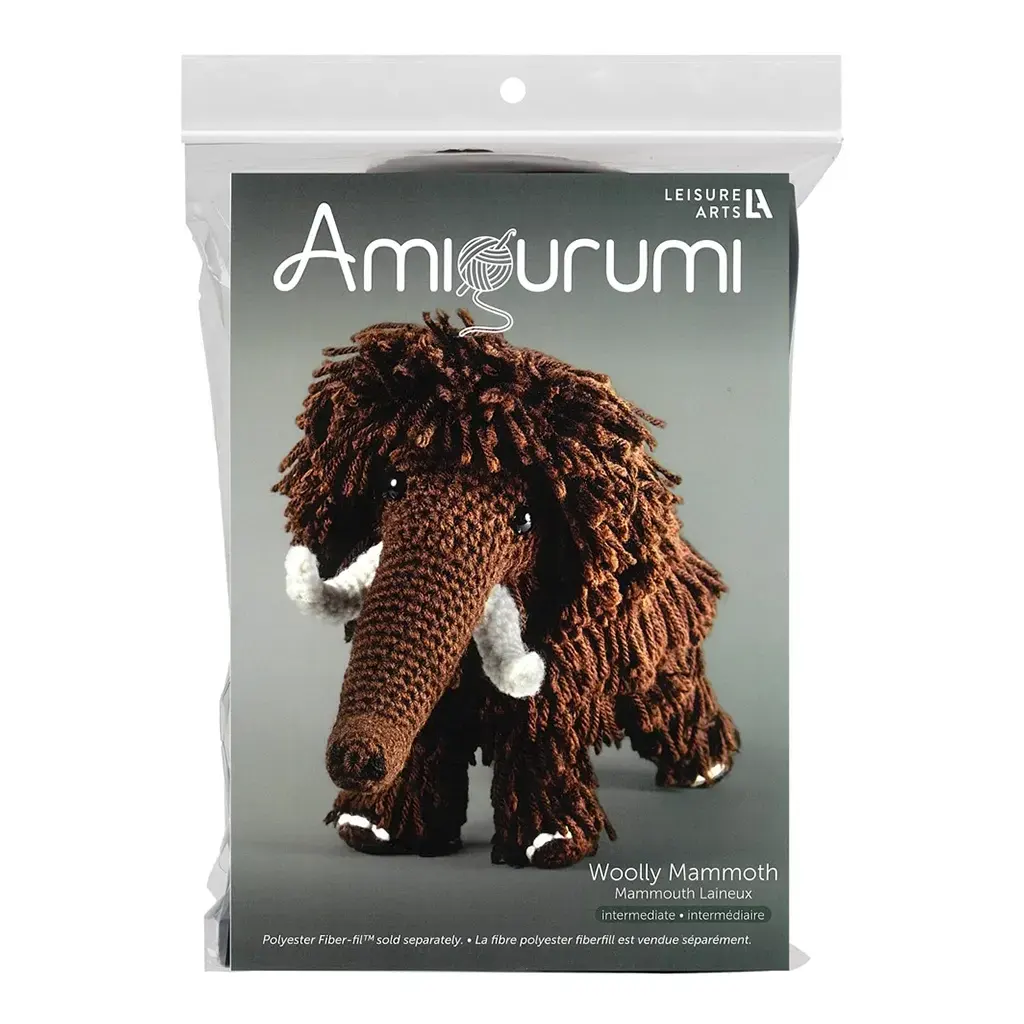 Leisure Arts Amigurumi Kit Woolly Mammoth