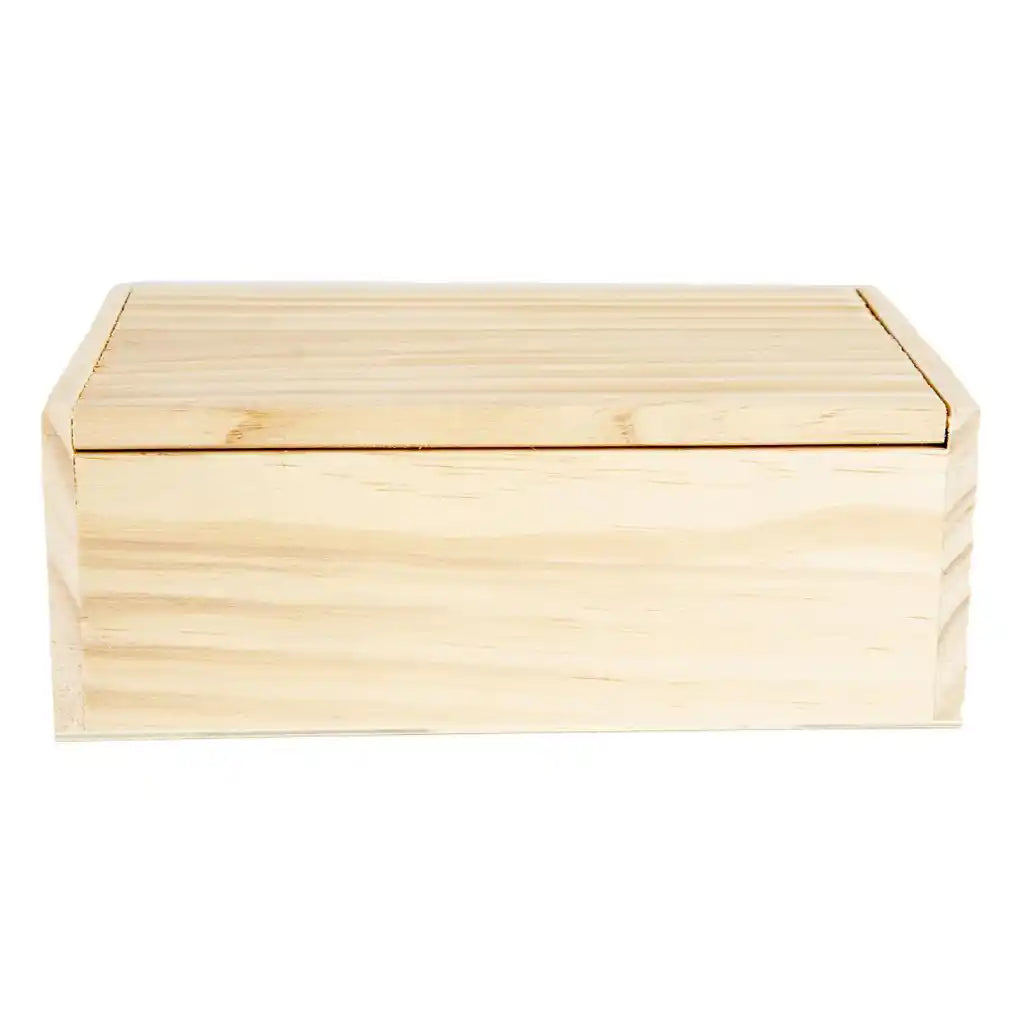 Wood Box With Hinge Large