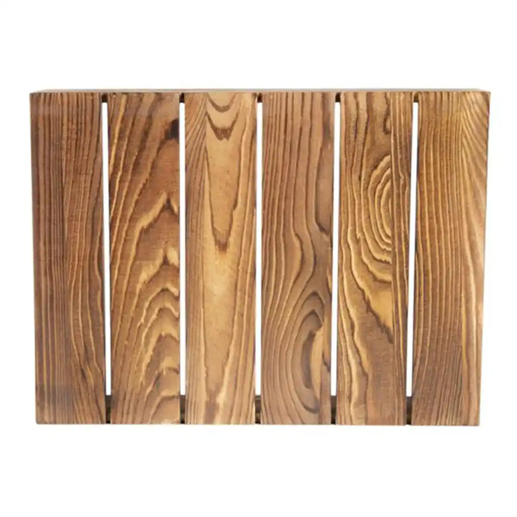 Slatwood Sign 9in x 12in Brown Wood