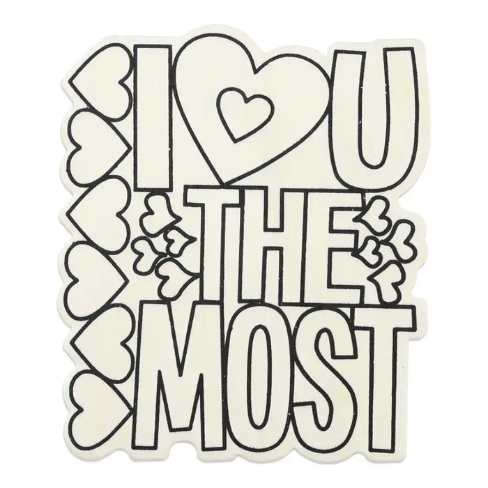 Mdf Shape I Heart U