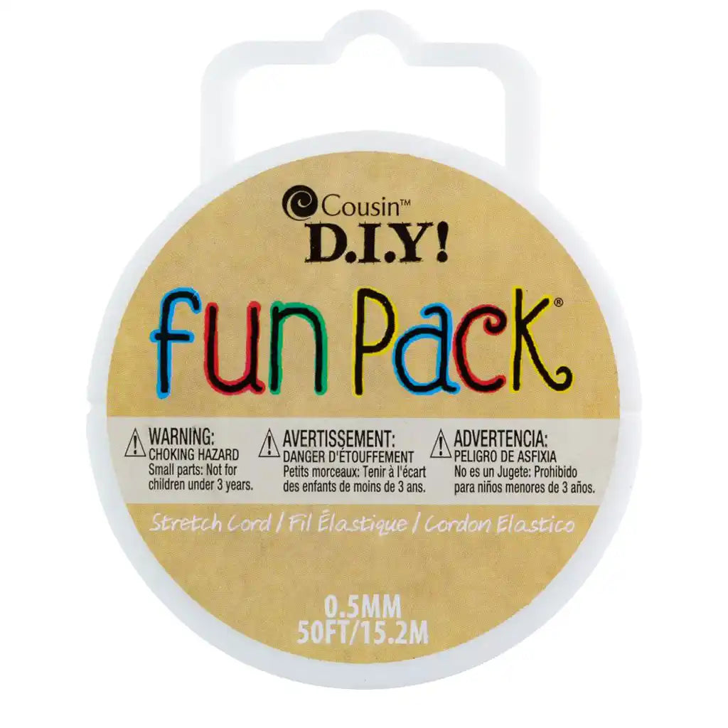 Fun Pack Stretch Cord Spool .5mm x 50ft