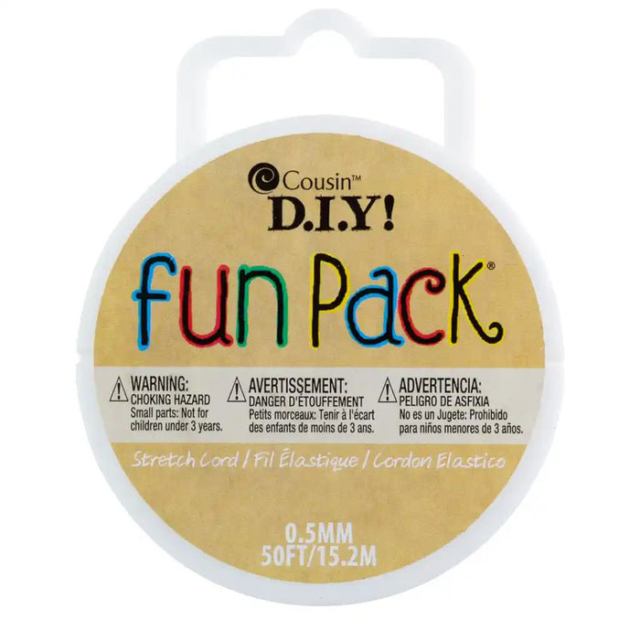 Fun Pack Stretch Cord Spool .5mm x 50ft
