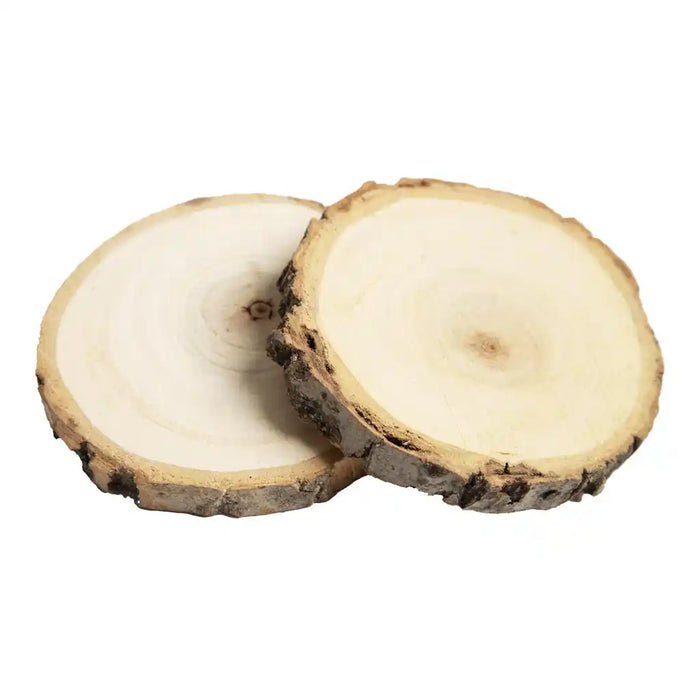 Rustic Wood Rounds 2/Pkg 3-3.5in