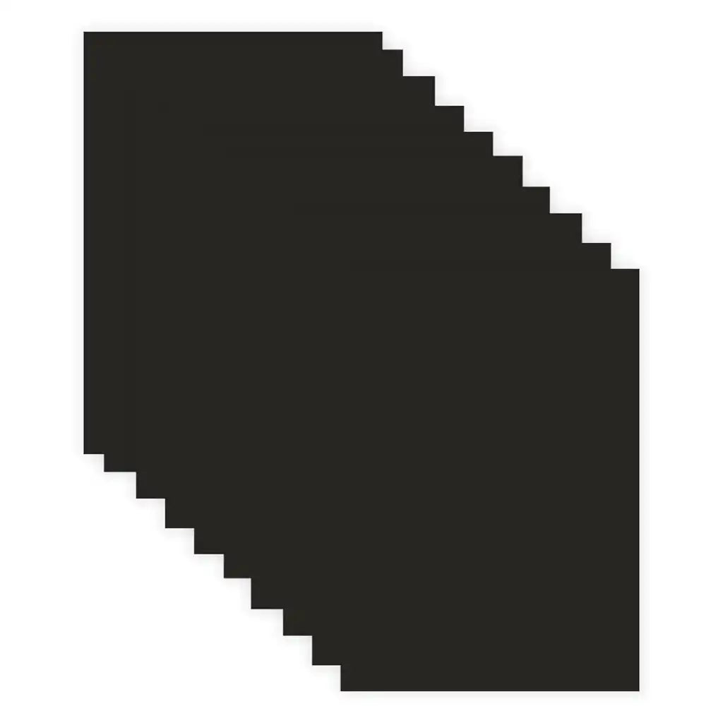 Smooth Card 8.5in x 11in, Black