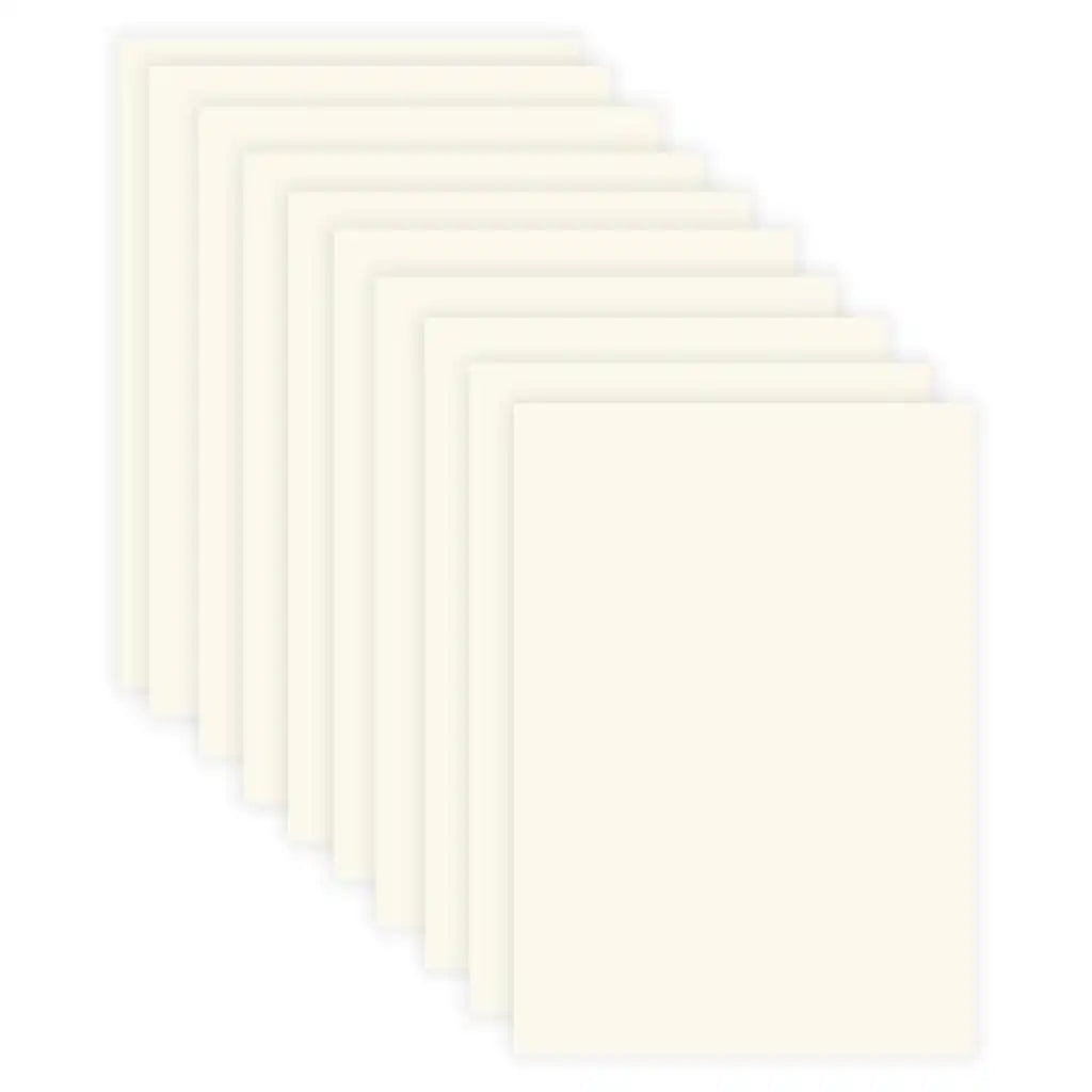 Smooth Card 8.5in x 11in, Ivory White