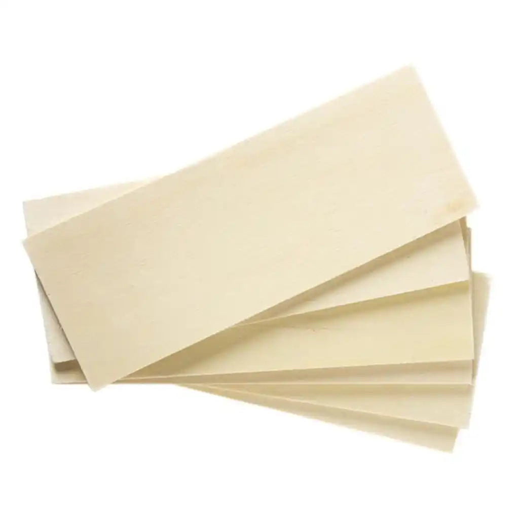 Unfinished Wood Slats 7.25in x 2.8in x 0.25in, 6/Pkg