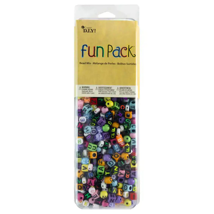 Alphabet Bead Mix Neon