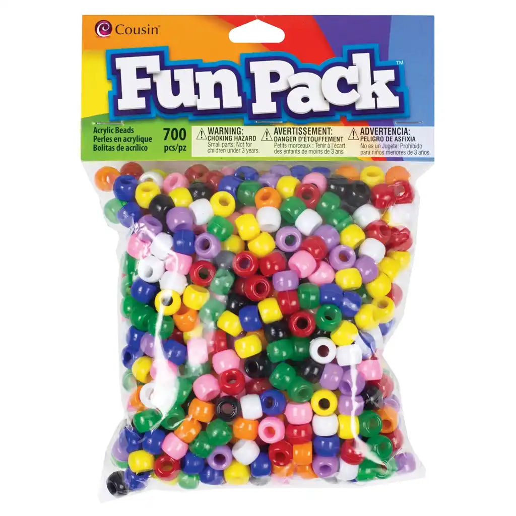 Cousin Pony Bead Mix, Rainbow