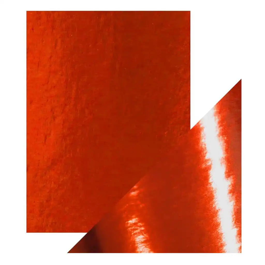 Craft Perfect Mirror Cardstock 8.5in x 11in, 5/Pkg, Ruby Red