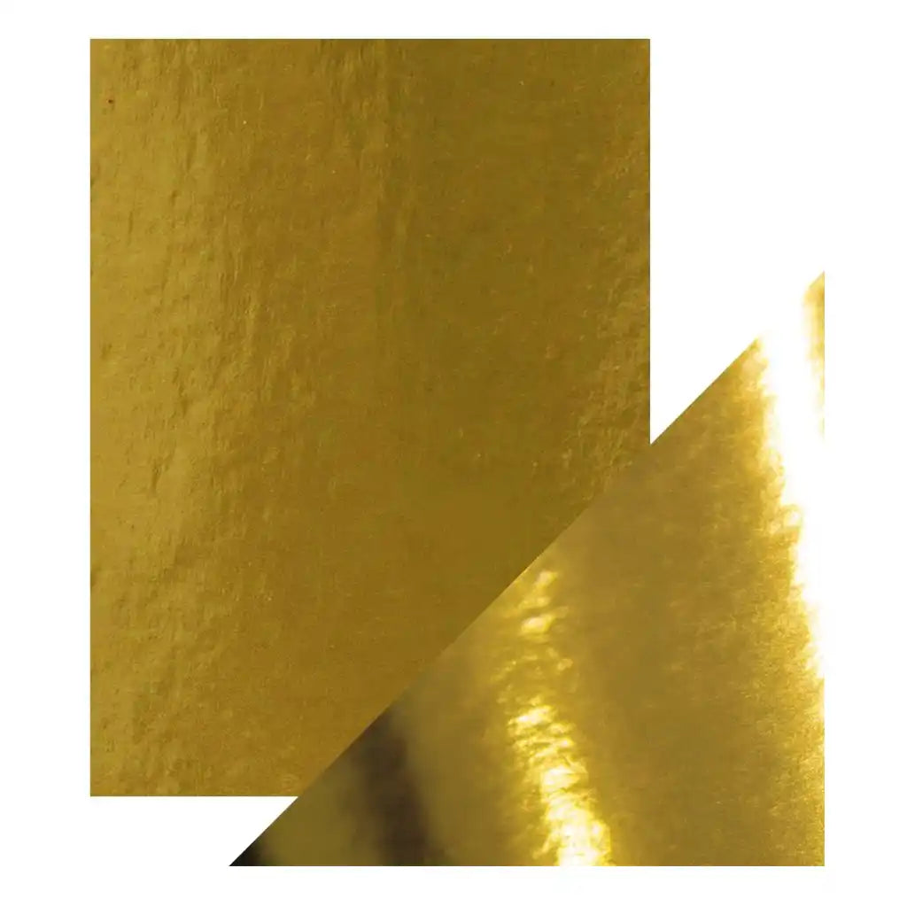 Craft Perfect Mirror Cardstock 8.5in x 11in, 5/Pkg, Polished Gold