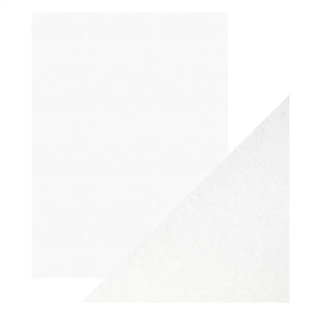 Craft Perfect Pearlescent Cardstock 8.5in x 11in, 5/Pkg, White