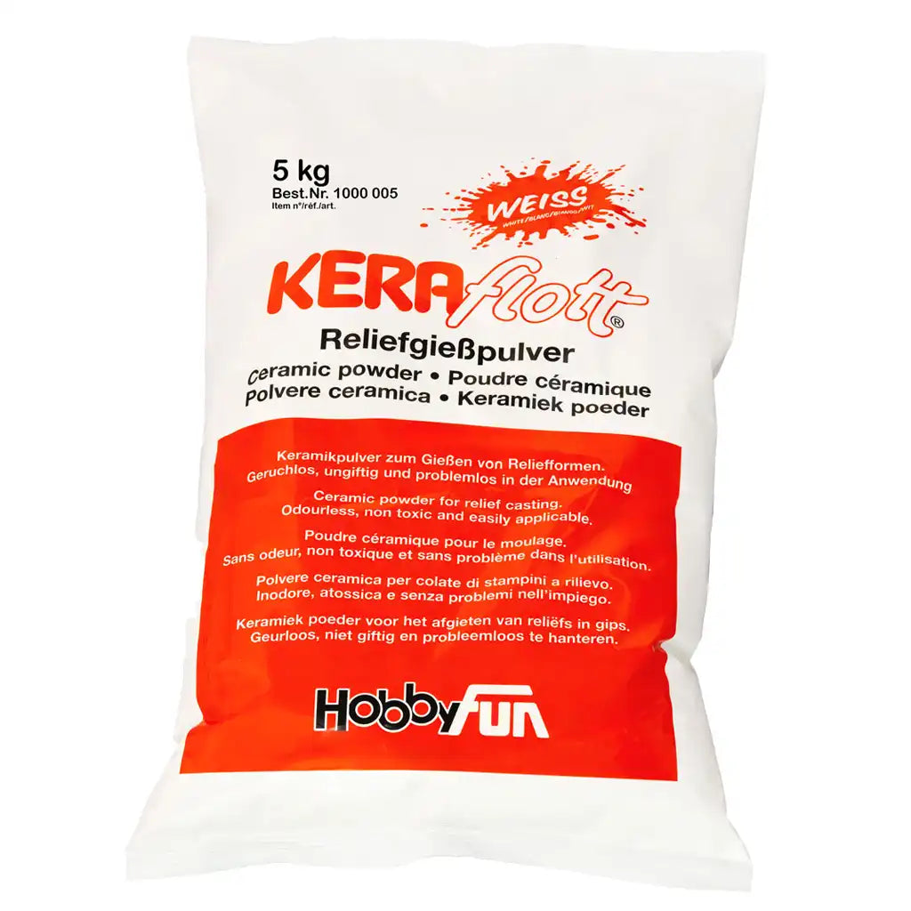 Keraflott Powder for slip casting, 5kg, White