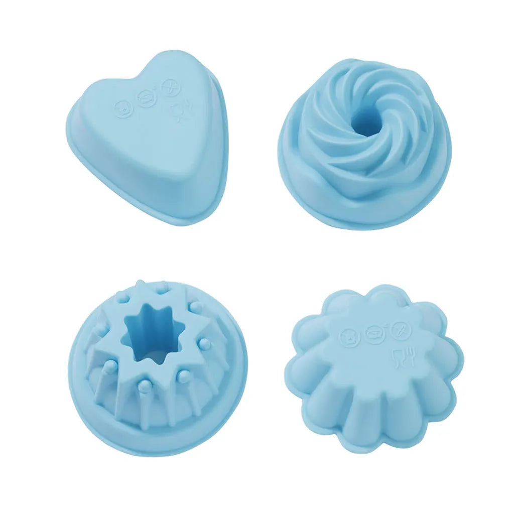 Silicone Mould Set II, 4pcs, Assorted