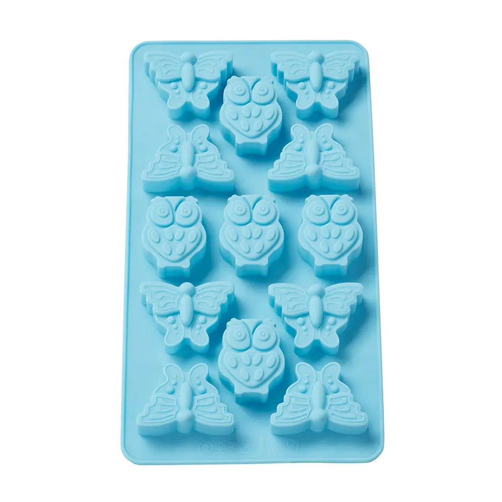 Silicone Mould Owls, Butterflies