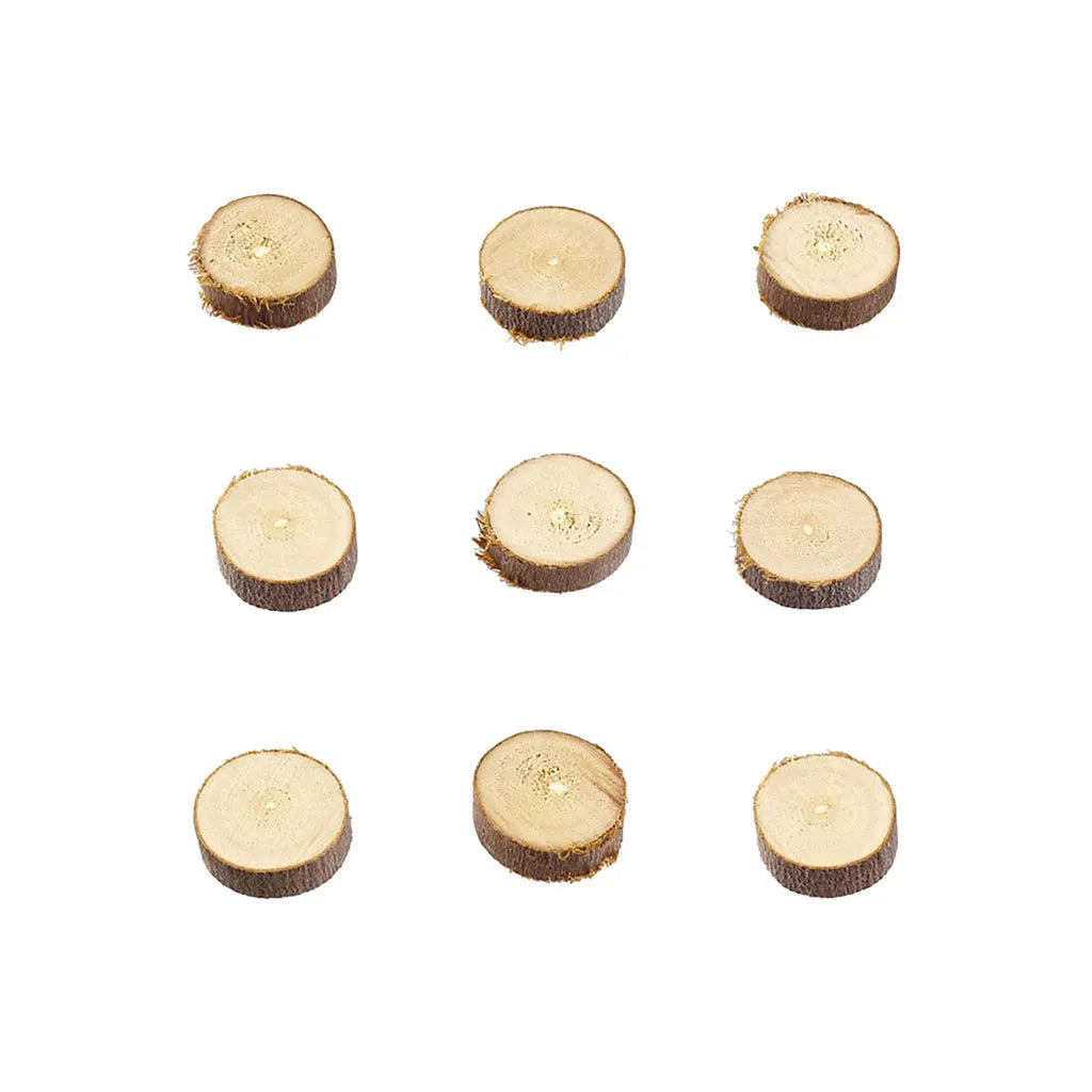 Wooden Disks, 15mm, 15pcs