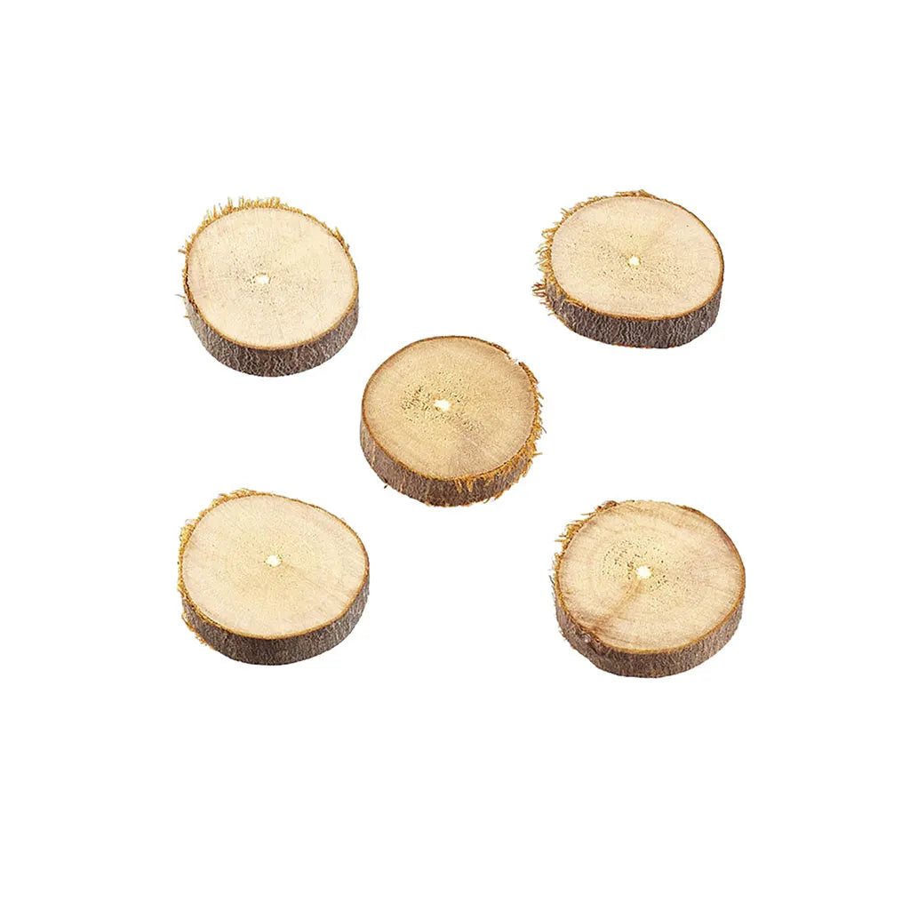 Wooden Disks, 20mm, 10pcs