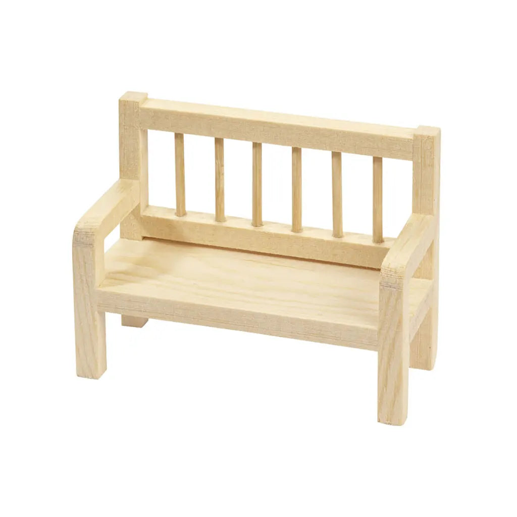 Mini Bench, 8 x 3.5 x 6cm