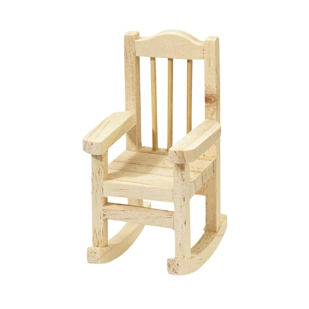 Wooden Rocking Chair, 5.5 x 5.5 x 10cm