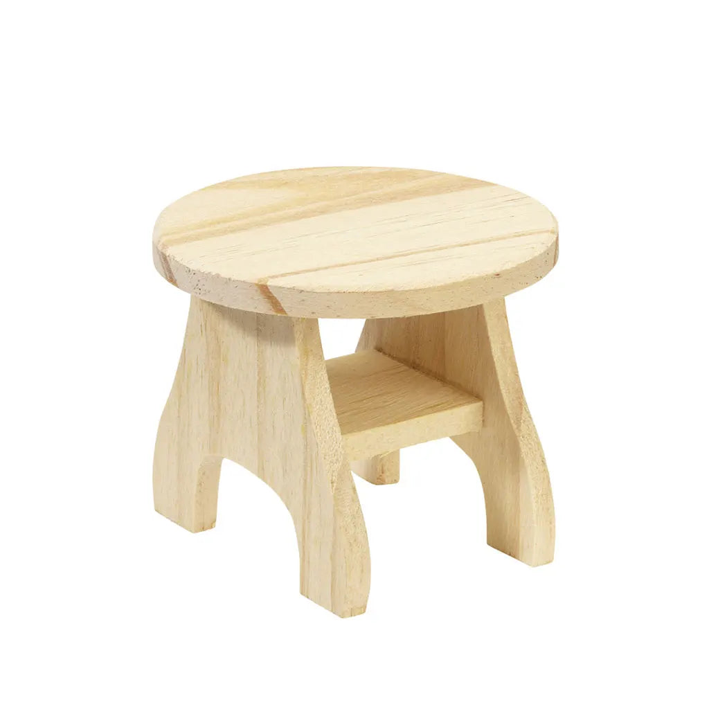 Wooden Table Round, 7 x 6cm
