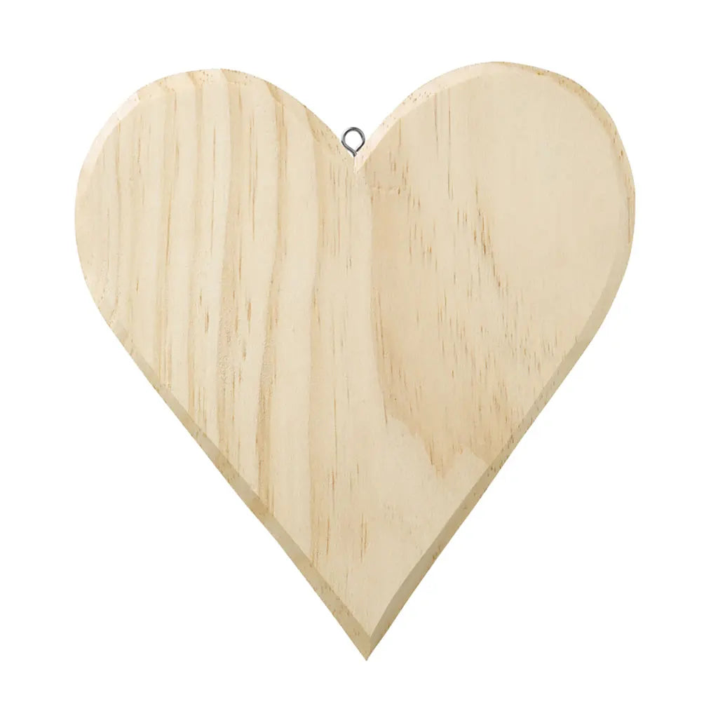 Wooden Heart, 21 x 19.5cm