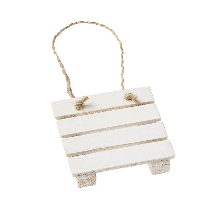 Wooden Palette, 5cm, White