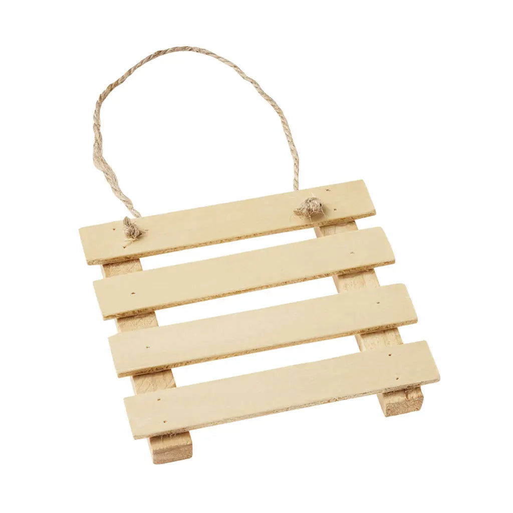 Wooden Palette, 9cm, Nature