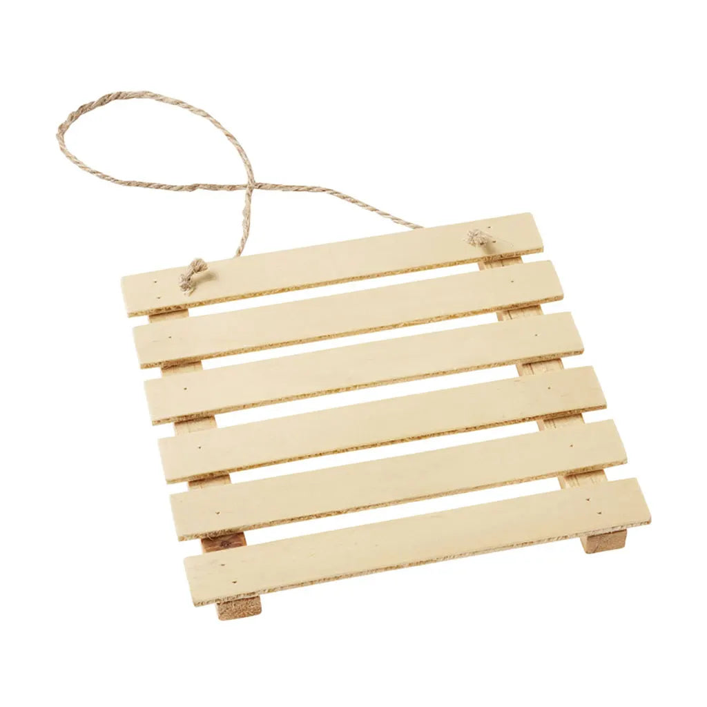 Wooden Palette, 12cm, Nature