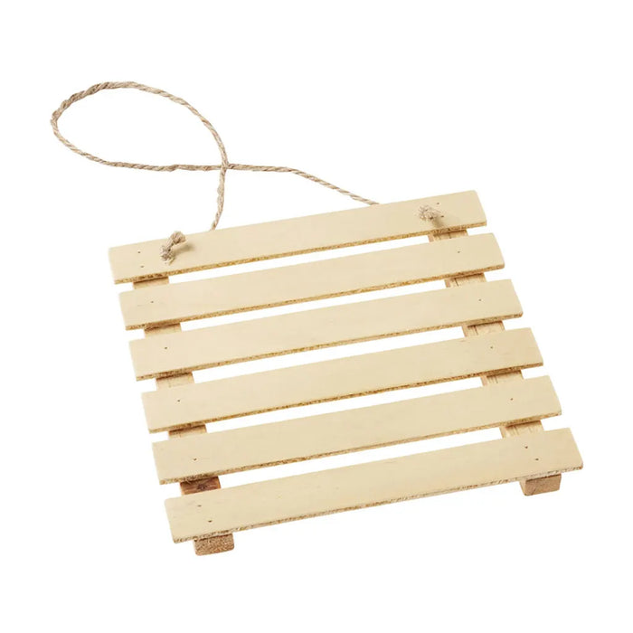Wooden Palette, 12cm, Nature
