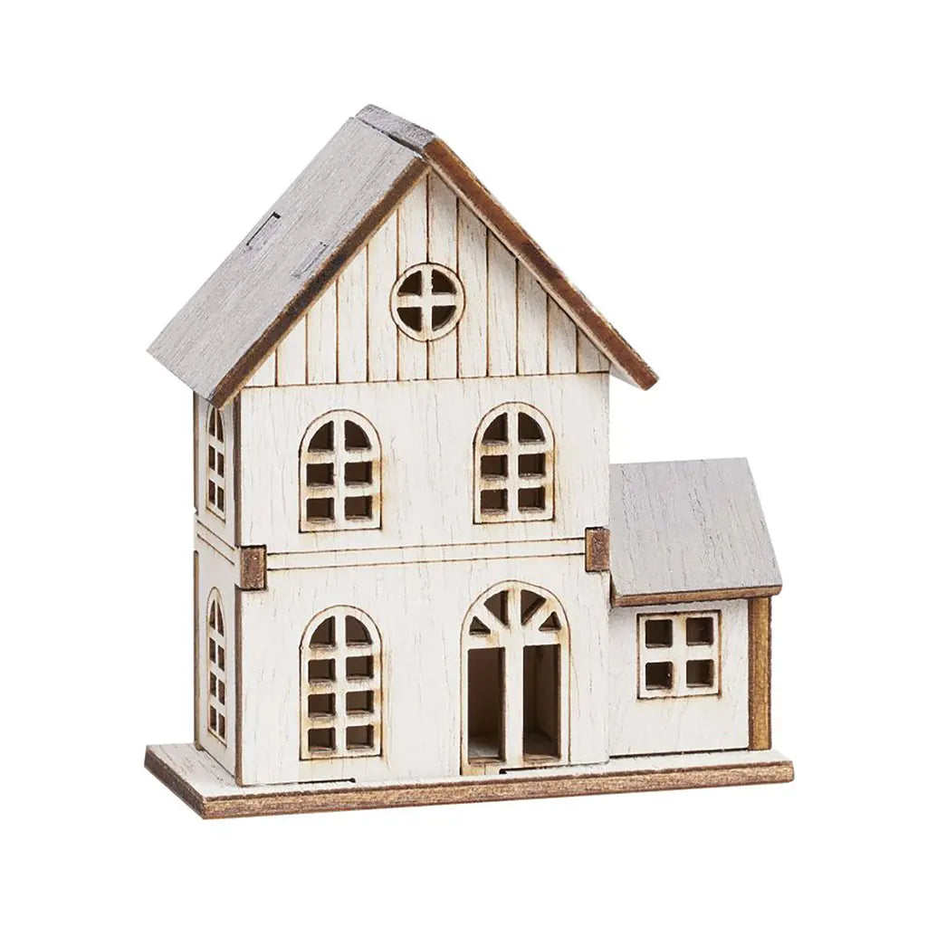 Wooden House I, 8 x 7 x 3cm