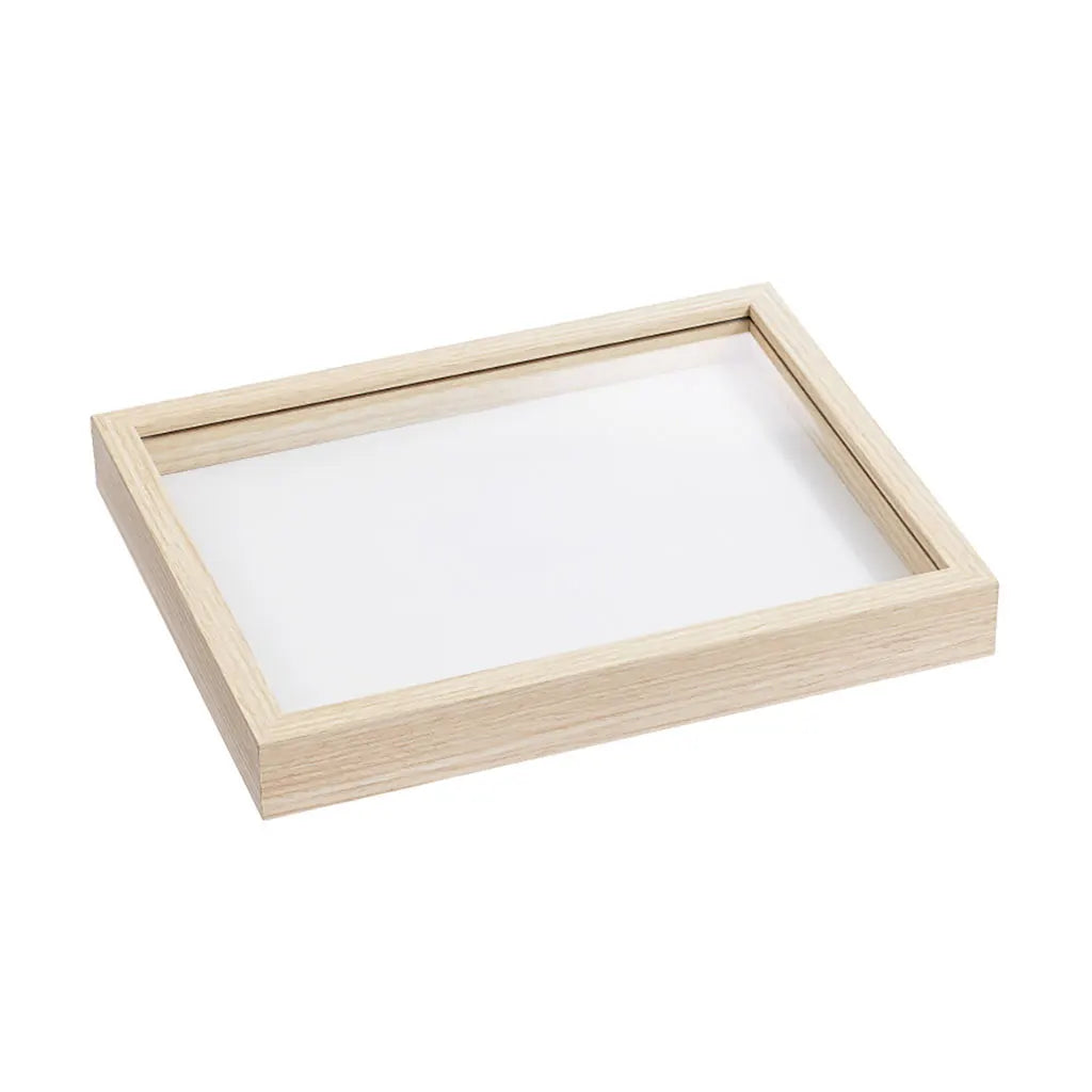 Decorative frame (MDF), 19.5 x 24.5 x 3cm, Nature