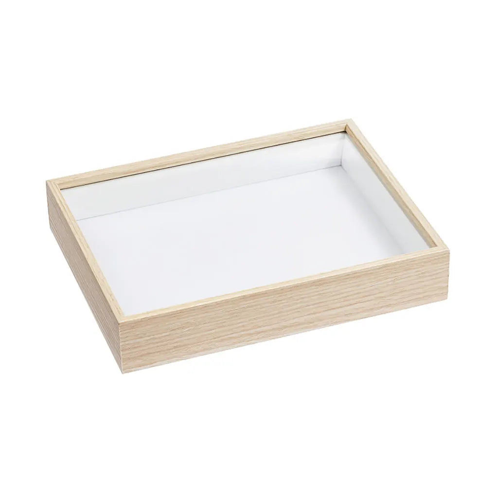 Decorative frame (MDF), 21.5 x 16.5 x 4cm, Nature