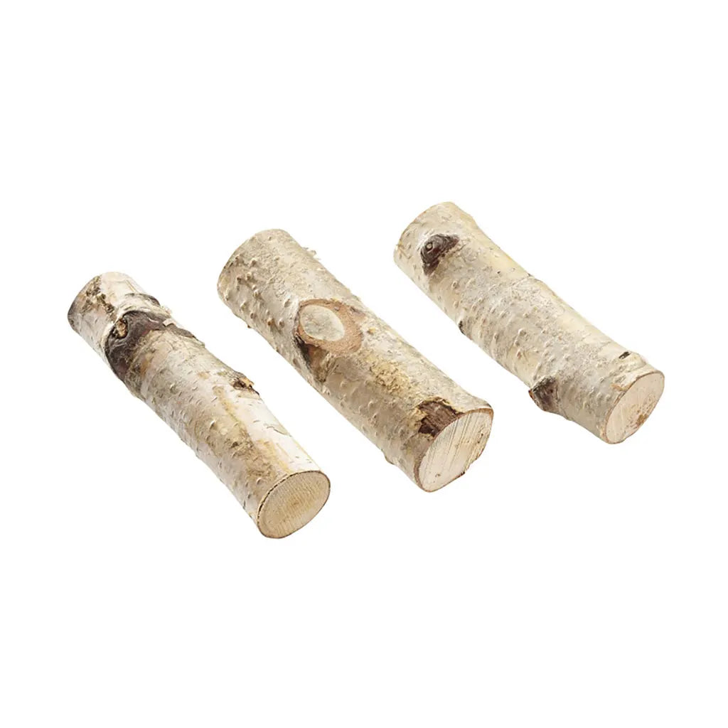 Birch wood pieces, ca. 2-3cm (diameter), lenght: 9 - 11cm