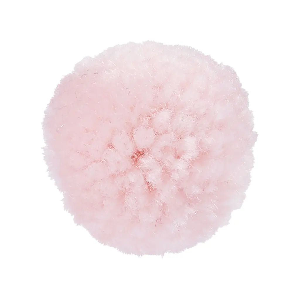 Pompons, 30mm, Rose, 6pcs