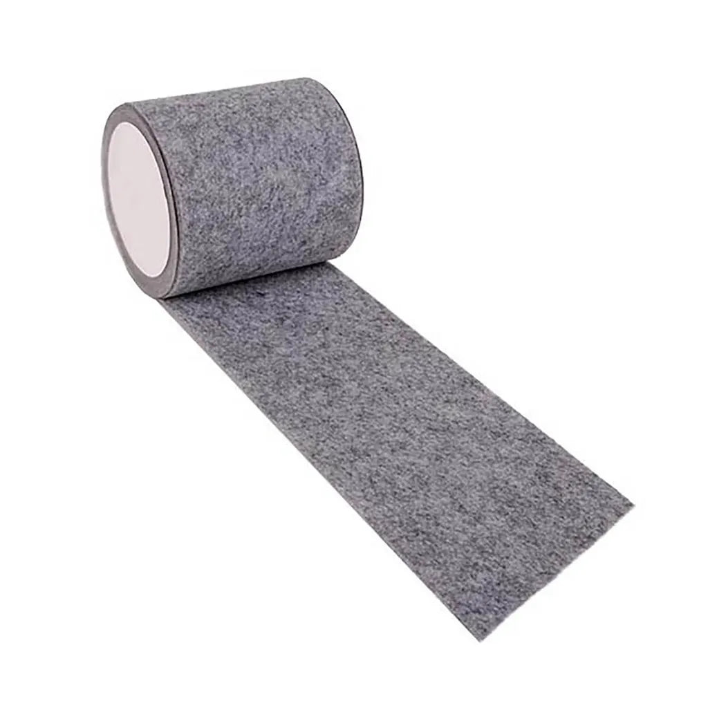 Trendy Felt Table Runner, 1mm x 10cm, Tinged with Dark Grey
