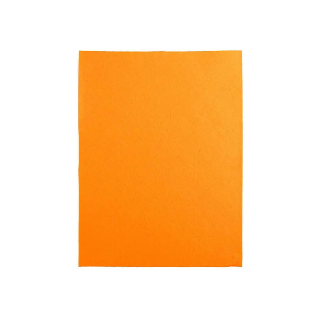 Trendy Felt Sheet, 1mm, 21 x 29, 5cm, Self-Adhesive, 2pcs, Orange