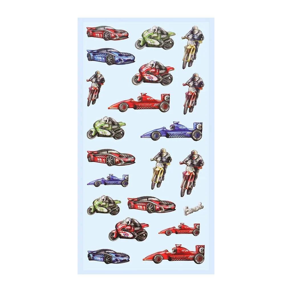 Softy Stickers Racing Cars