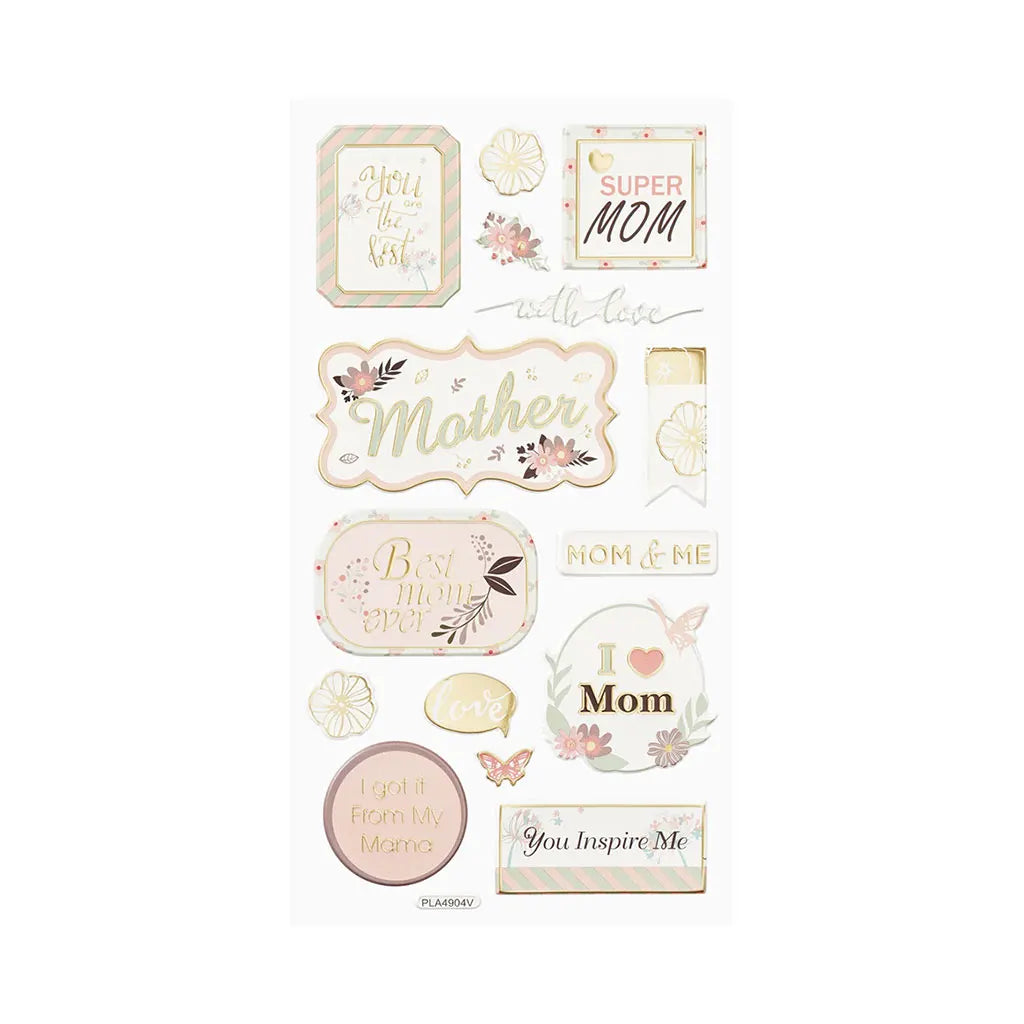 Softy Stickers Best Mom