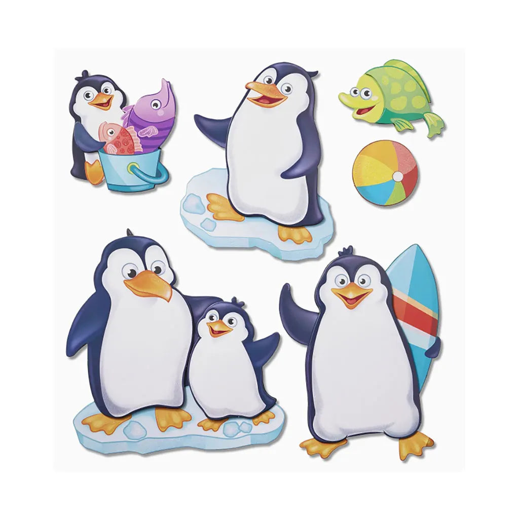 3D Stickers XXL Penguins