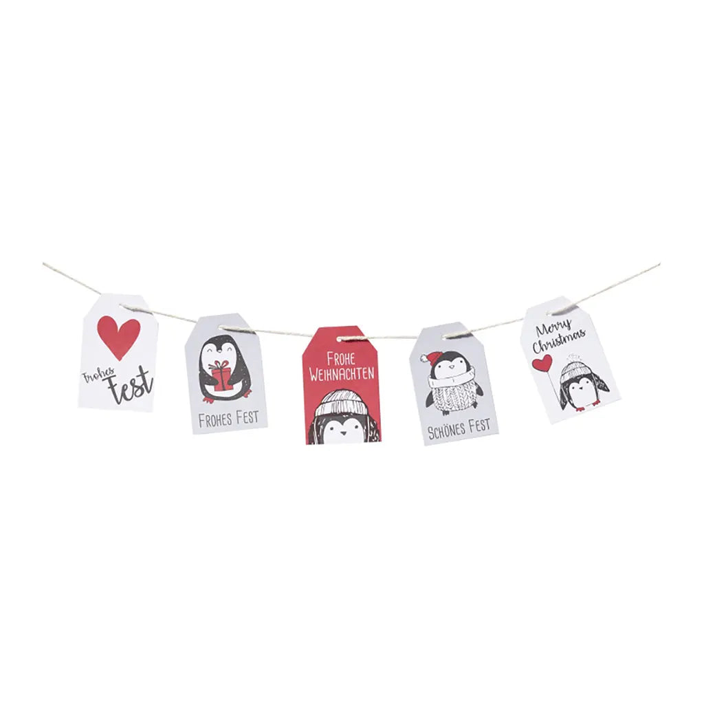 Gift Tag Christmas II, 10pcs, Assorted
