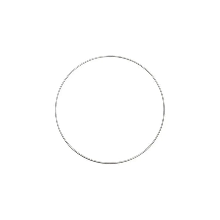 Metallic Ring 35cm, White