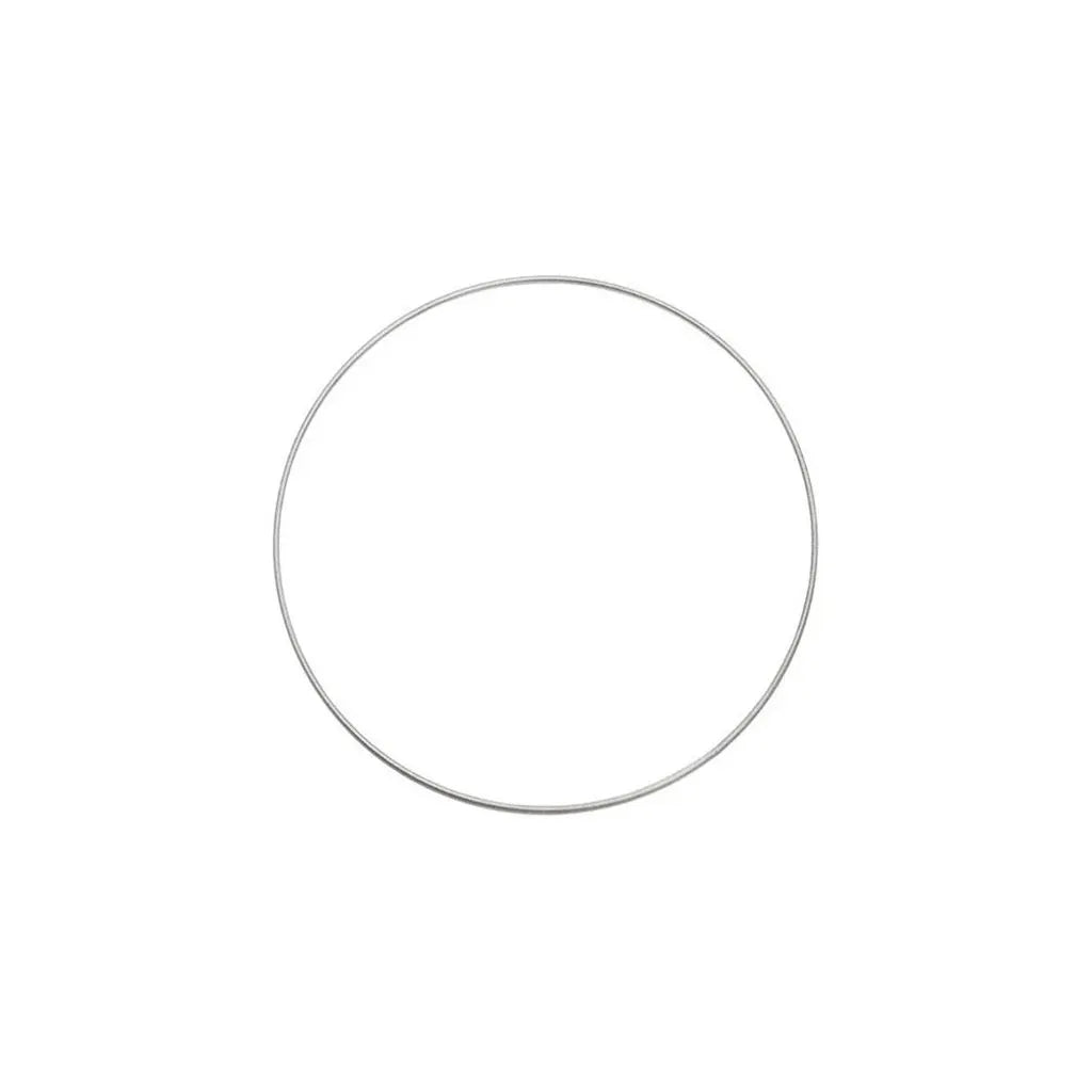 Metallic Ring 35cm, White