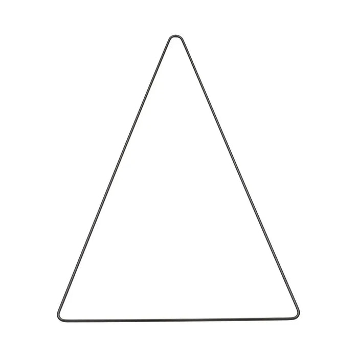 Metallic Triangle 25 x 40cm, Black