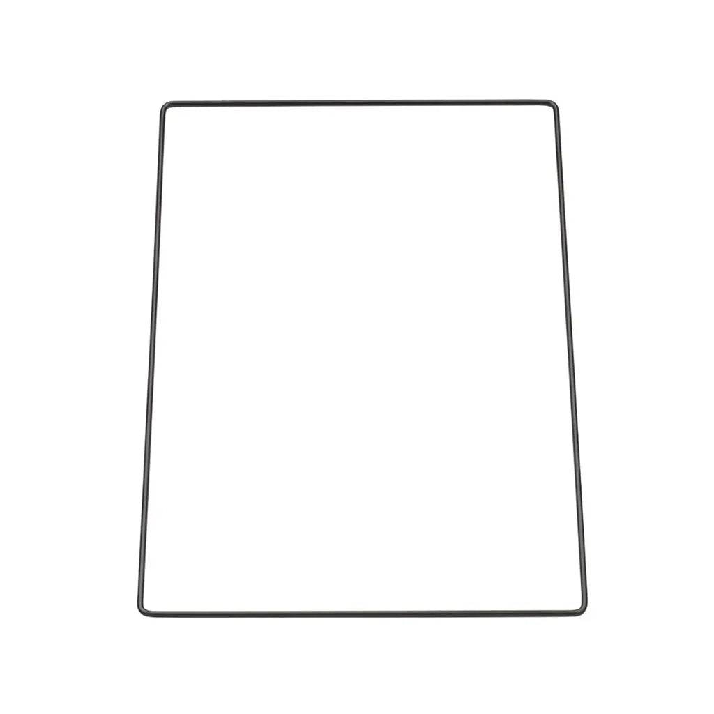 Metallic Rectangle 20 x 30cm, Black