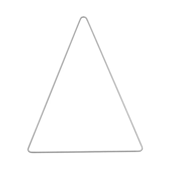 Metallic Triangle 20 x 30cm, Silver