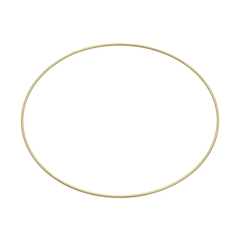 Metallic Ring, 35cm, Gold