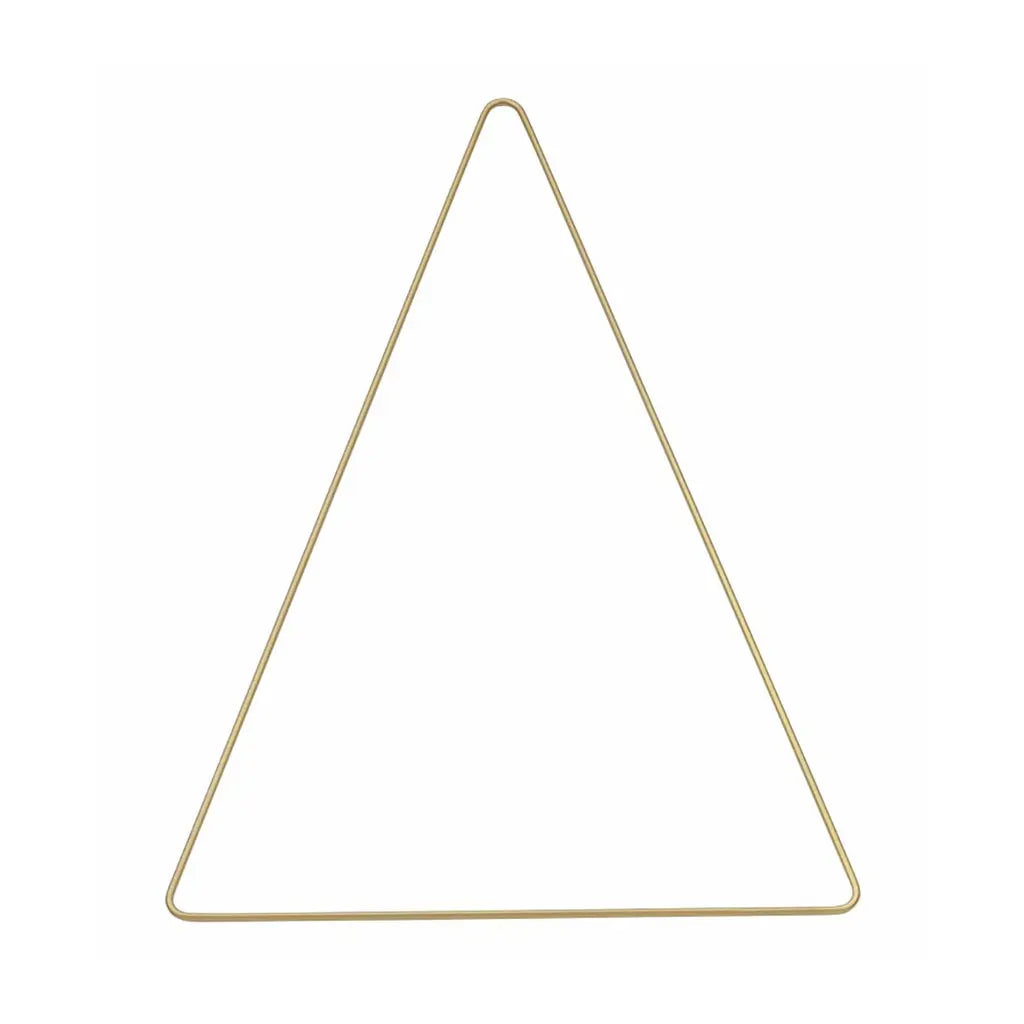 Metallic Triangle 30 x 50cm, Gold