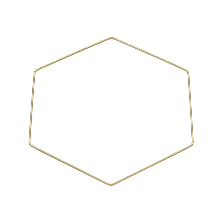 Metallic Hexagon 30cm, Gold