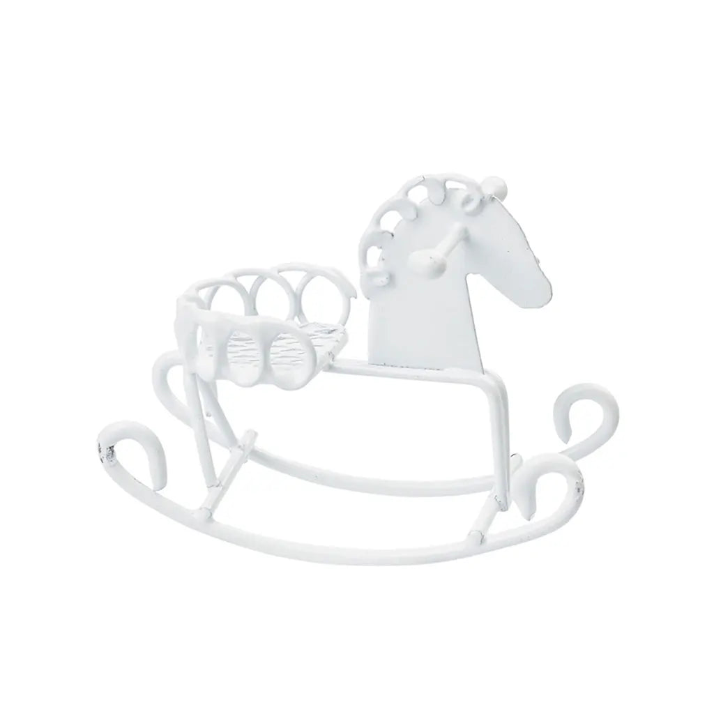Rocking horse, 5.5cm, White